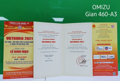 Cùng Omizu Tham gia triển làm Vietbuild Tháng 4/2021 tại Hồ Chí Minh